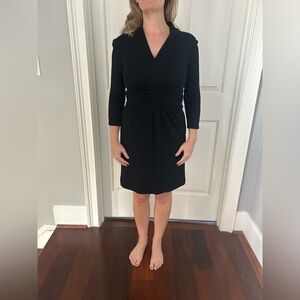 Banana Republic Black Long Sleeve Dress